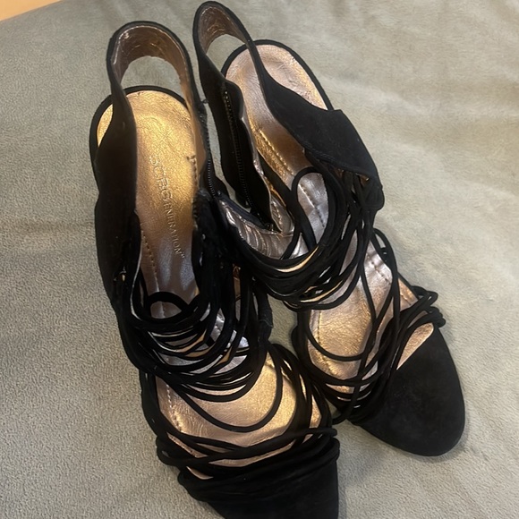 Lot of 4 pairs of High Heel Sandals - Size 10 - Picture 7 of 10